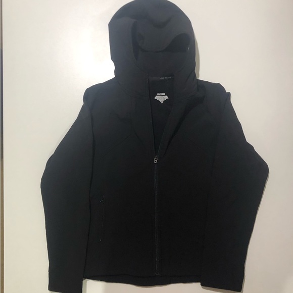 One Tooth Full Zip Jacket Black Woman’s Medium - Picture 1 of 8
